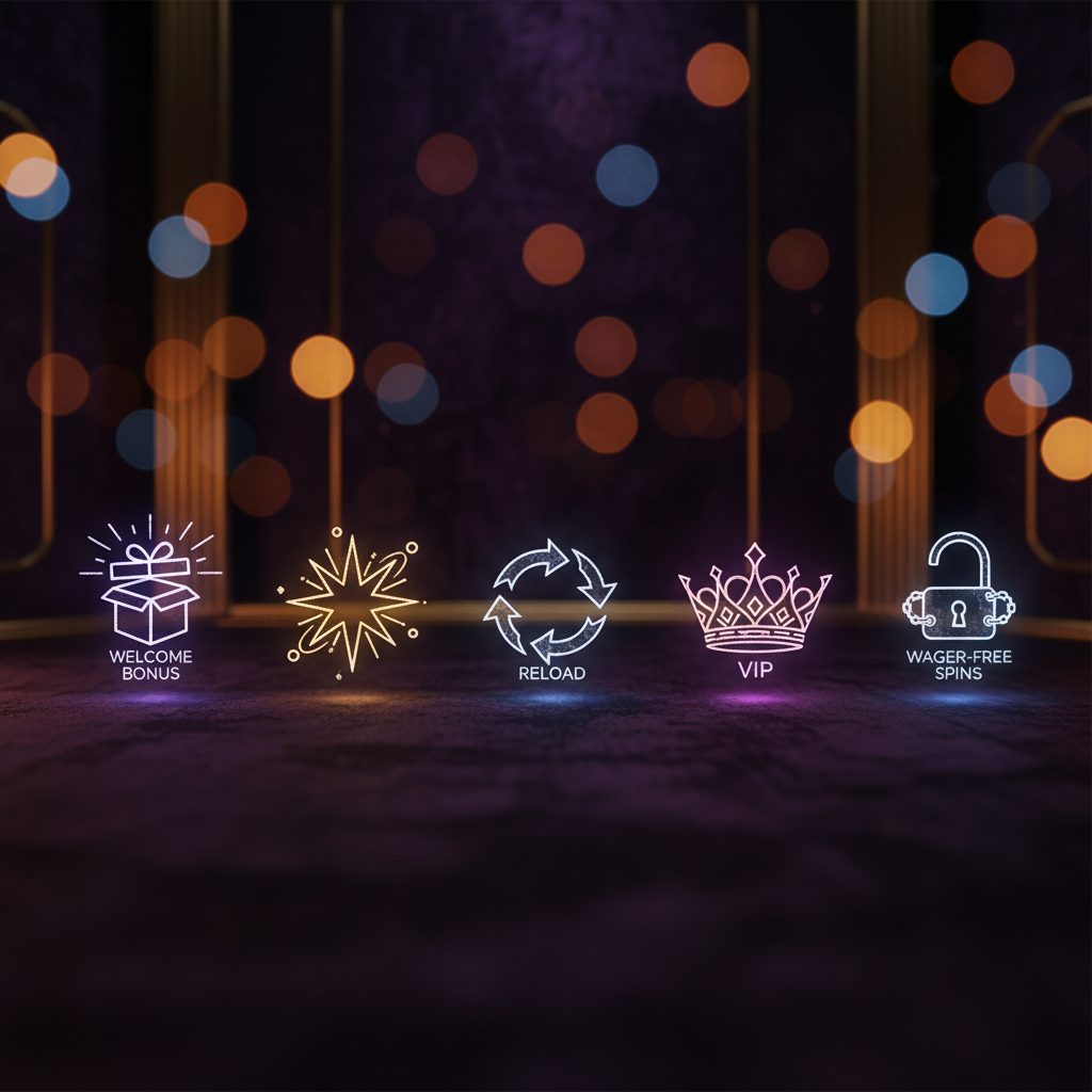Fünf Arten von Freispielen in Casinos ohne Oasis – Welcome, No-Deposit, Reload, VIP und Wager-Free
